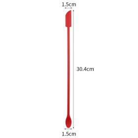 Double Ended Mini Silicone Scraper Spoon